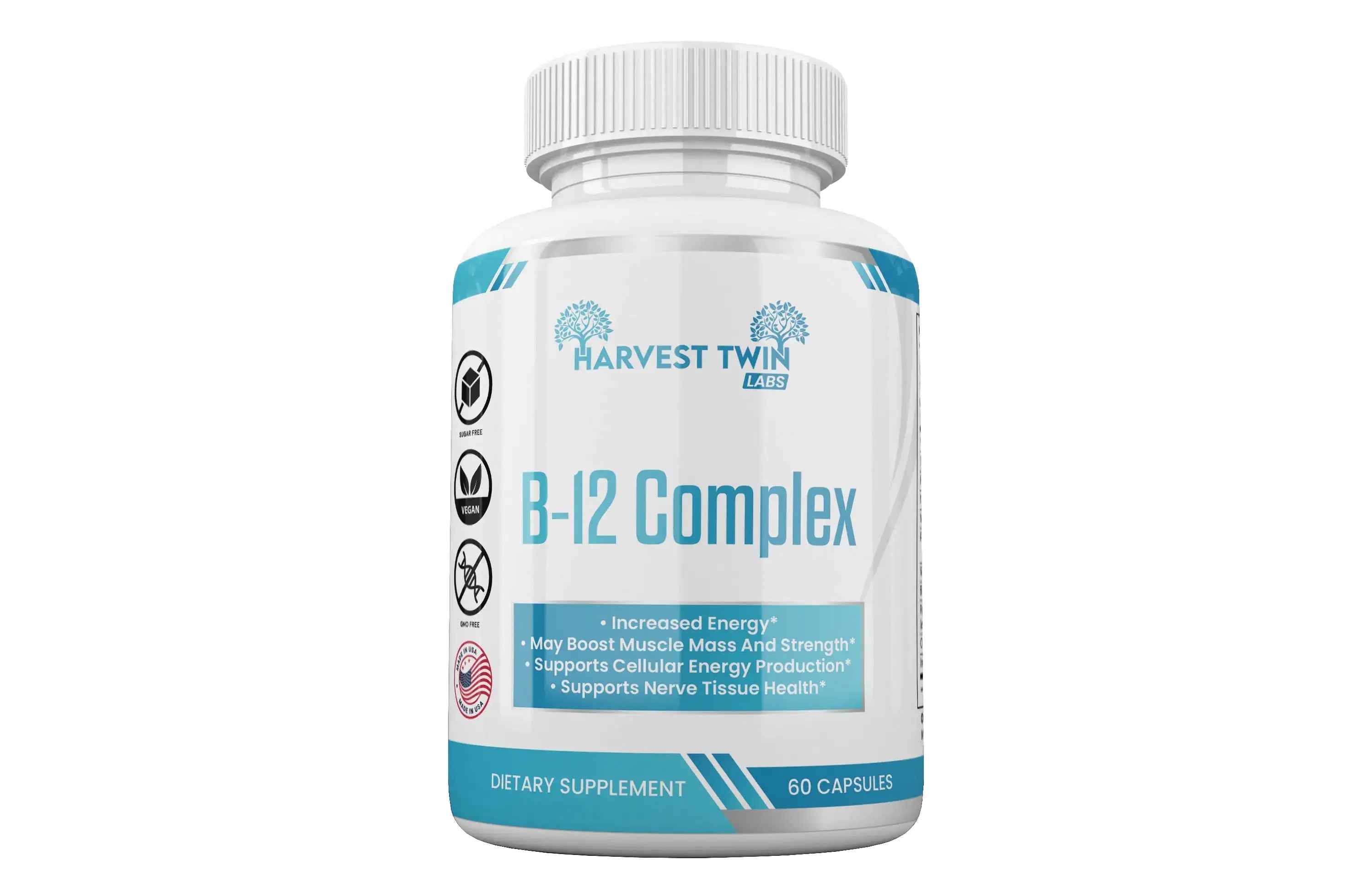 B-12 Complex Vitamin Supplement for Increased Energy & Vitality