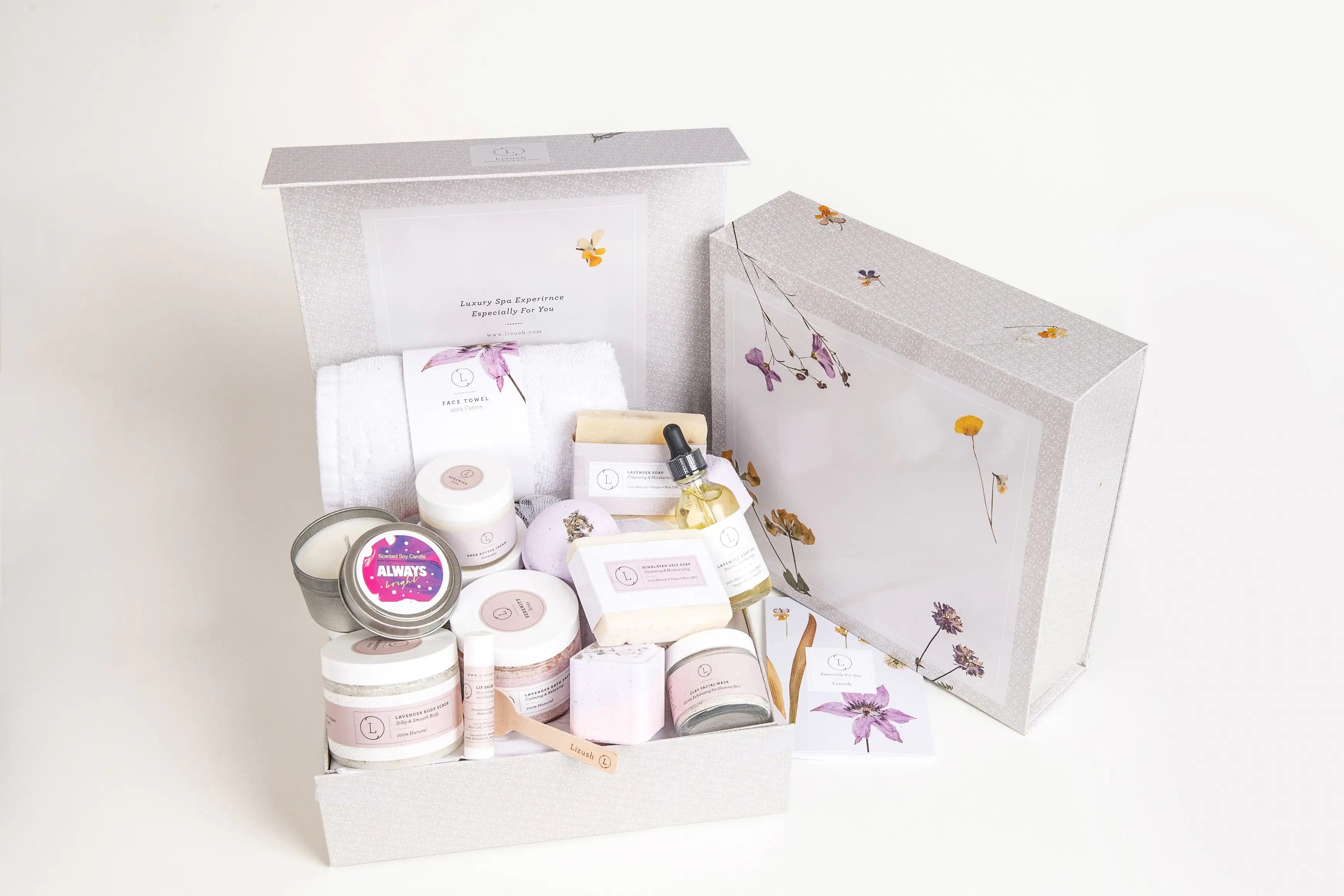 Wholesale - A Special day gift | Happy Occasion | Birthday- All-Natural Large Gift Baskets - Lavender