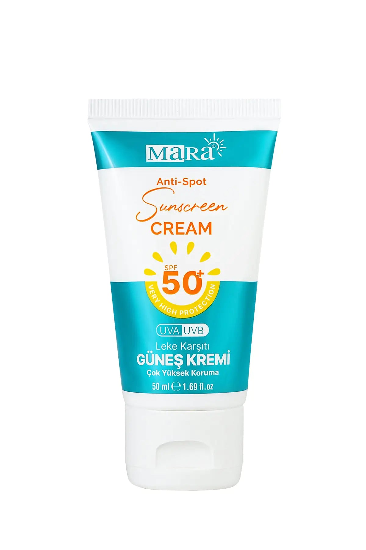 Mara Sunscreen Cream Spf 50+ Anti-Spot 50 Ml