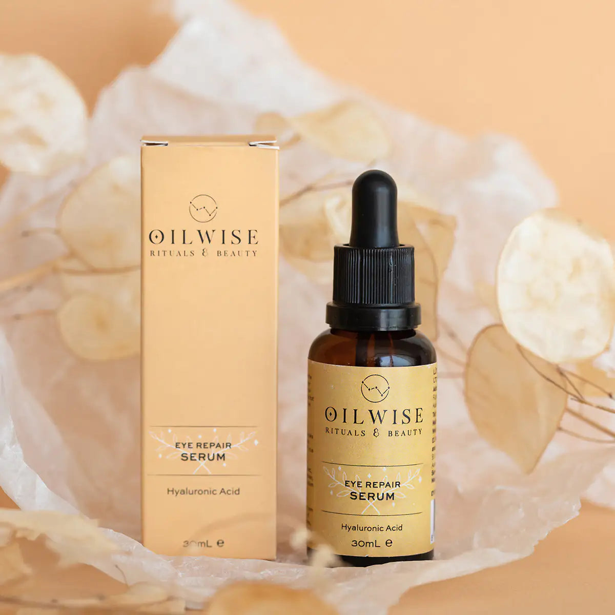 Oilwise Cold Pressed Sweet Almond Oil & Eye Repair Serum Set