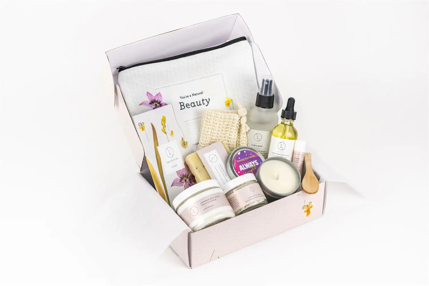 Spa Gift Box, Natural Lavender Bath & Body Relaxing Package for Friend brand