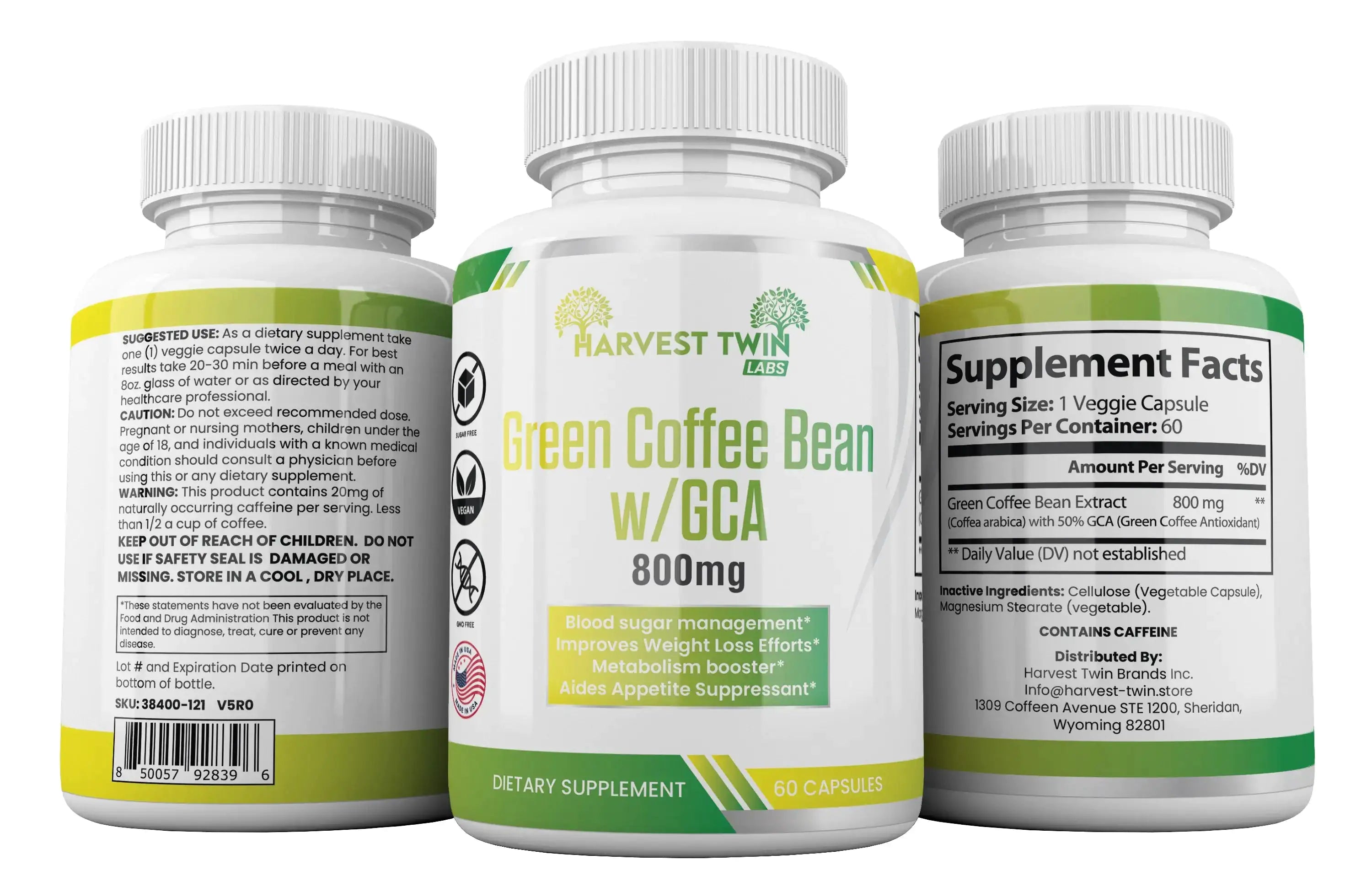 Green Coffee Bean w/GCA - 800mg