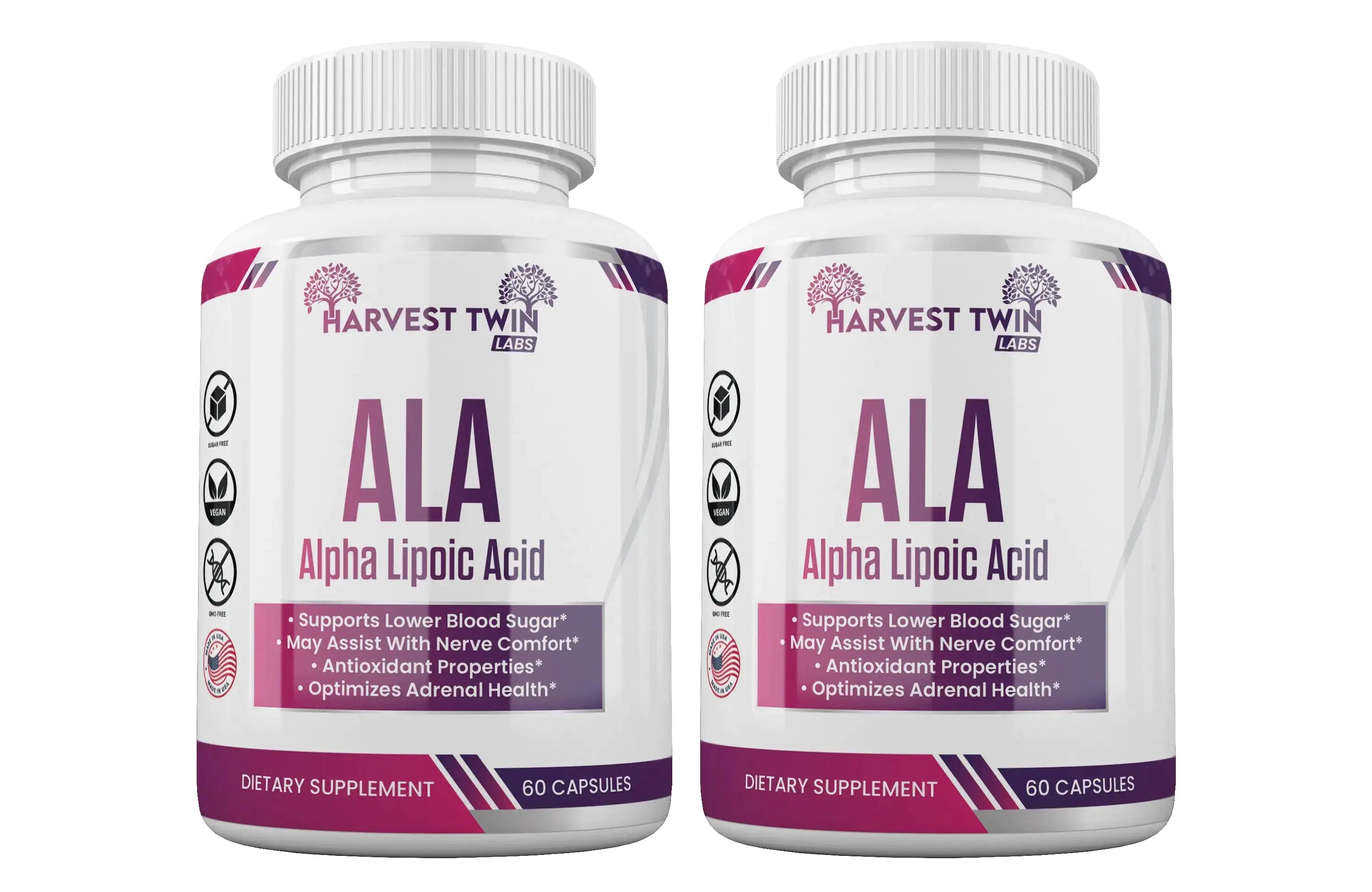 ALA Alpha Lipoic Acid - Maintains Healthy Blood Sugar & Boosts Energy