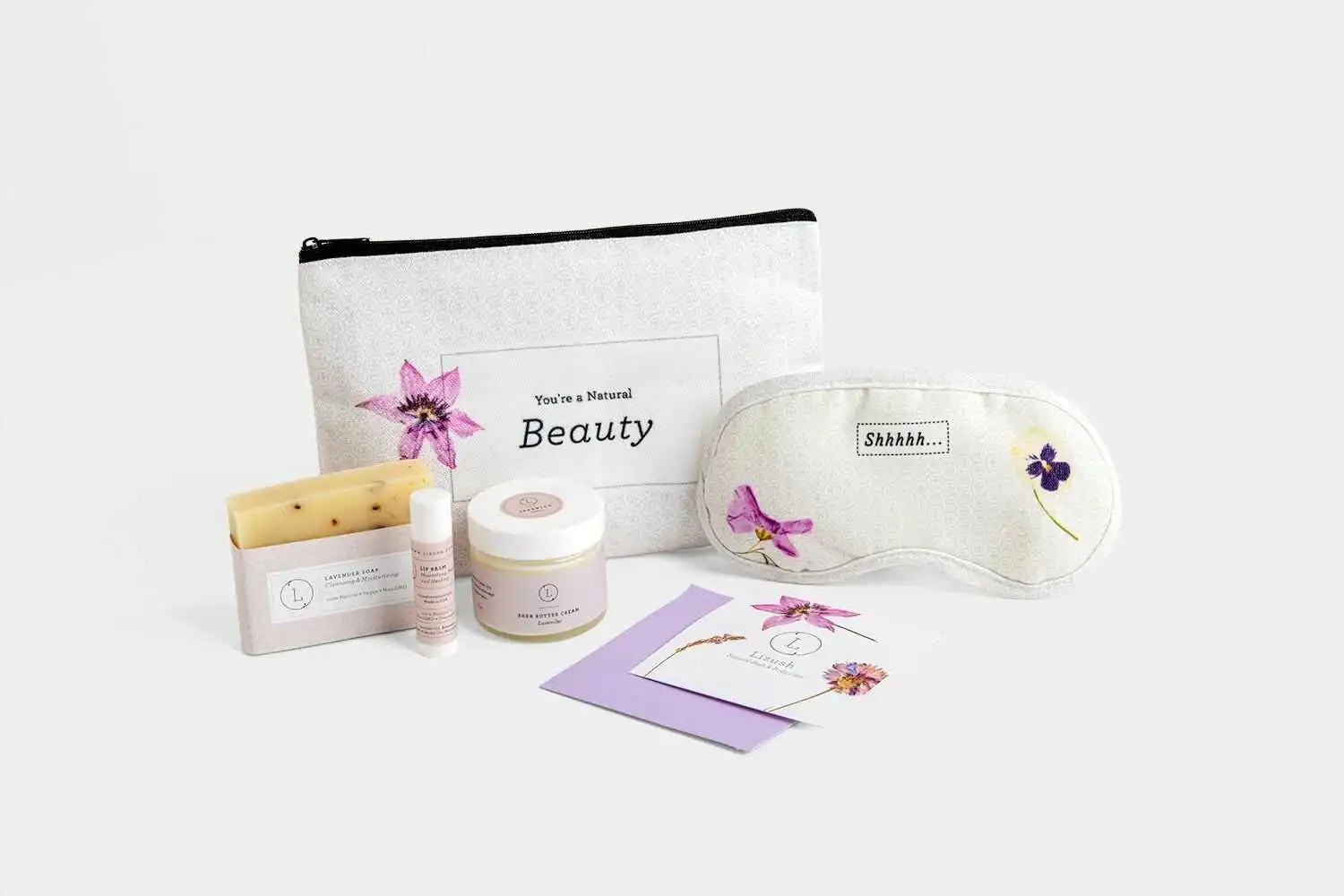 Cosmetic Bag Bath and Body Gift Set, Travel Toiletry Bag Kit, Appreciation Gift